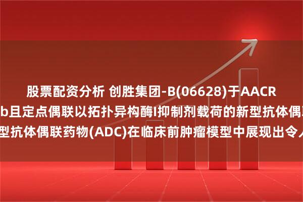 股票配资分析 创胜集团-B(06628)于AACR 2025公布靶向FGFR2b且定点偶联以拓扑异构酶I抑制剂载荷的新型抗体偶联药物(ADC)在临床前肿瘤模型中展现出令人鼓舞的抗肿瘤活性